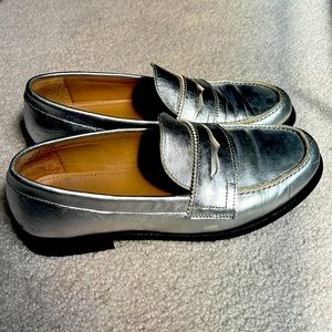 & Other Stories silver loafers
